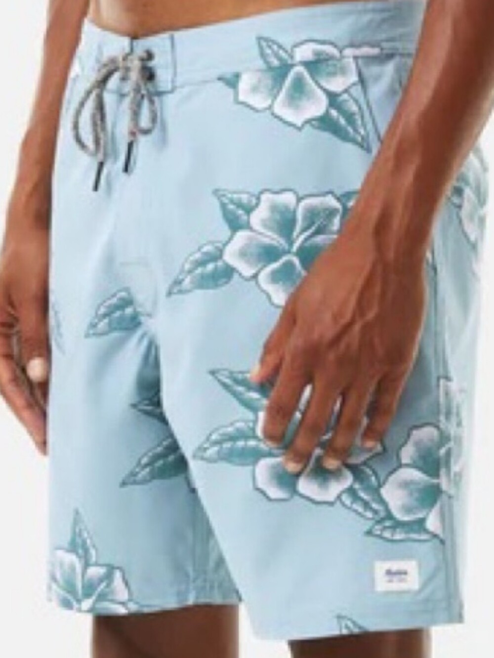Katin Light Blue Hibiscus Swim Trunks